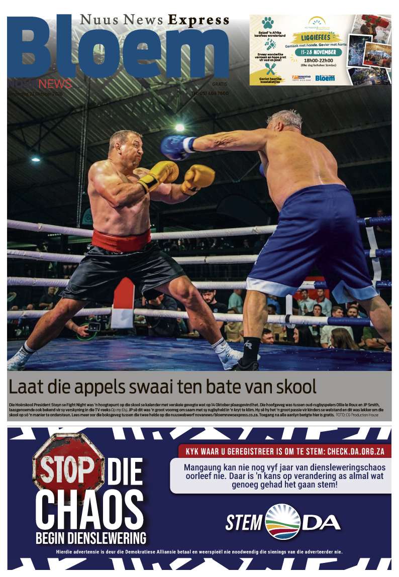 BloemNuusExpress – E-Edition – 22 Oktober 2026