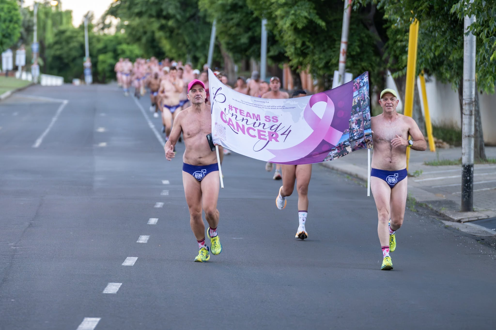 Bloemfontein men dare to take to streets for Daredevil Run