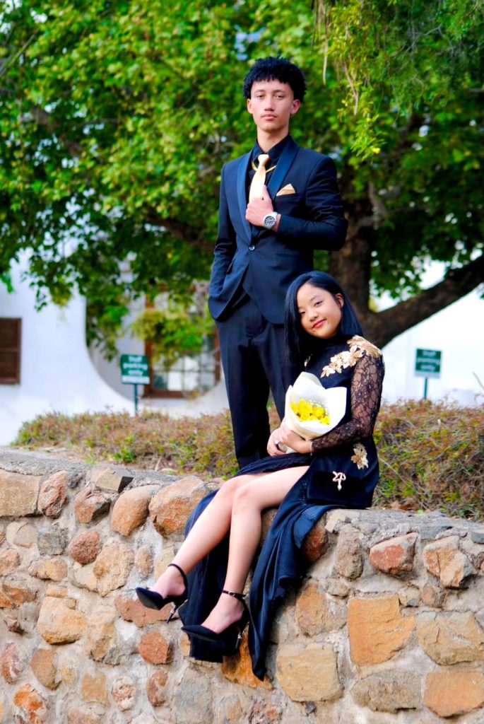 Mei-Shiang Dirks en Jeremy Kruger van Hoërskool Bloemfontein. FOTO: Karryn Coetzer.