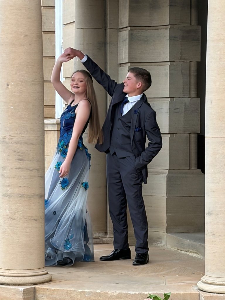 Janus Oosthuizen en Carla Loots van die Hoërskool Sentraal. FOTO: Verskaf