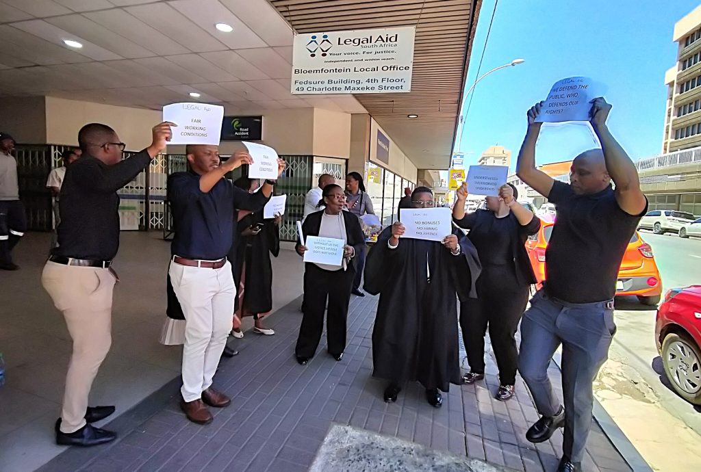 Legal Aid SA striking workers