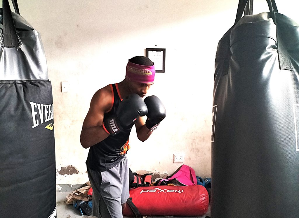 Novice boxer Mxolisi