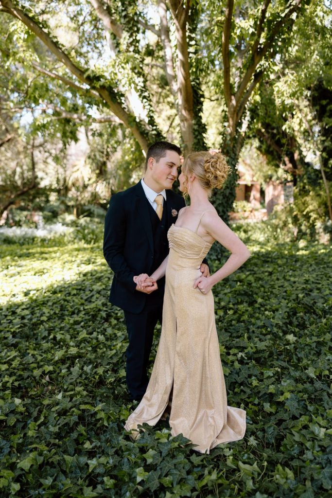 Cara Miller en WJ van Der Berg van die Hoërskool Pres. Steyn. FOTO: Elzé van Rooyen.