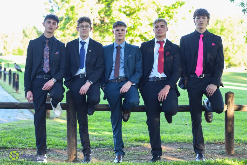 Arno Greyling (JF) Conrad Botha (JF) Corné Tait (JF)  Dandré Booyens (Sentraal) Joshua Klopper (JF)