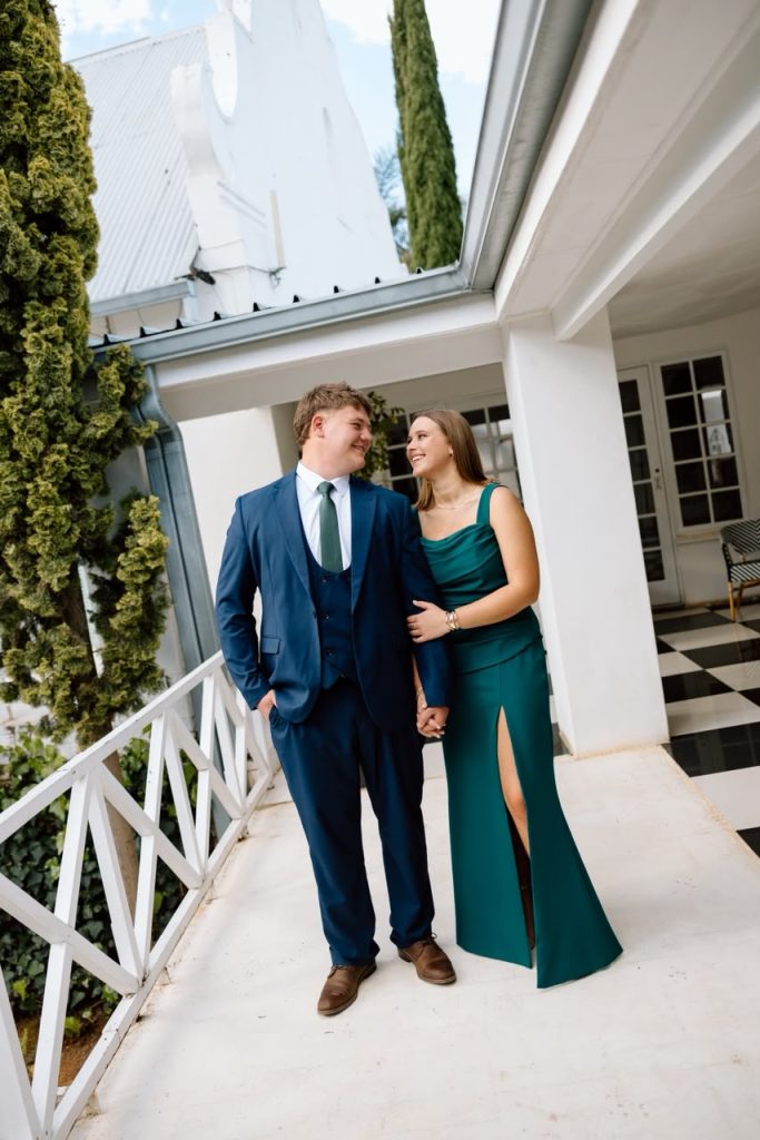 Chris Nieuwoudt van Grey Kollege en Nestine van Rooyen. FOTO: Verskaf 