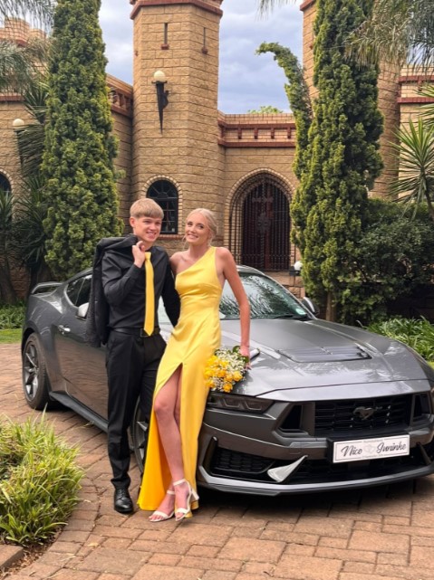 Nico Bredenhann en Juninke Conradie van die Hoërskool Fichardtpark. FOTO: Jaun-Marie Steyn