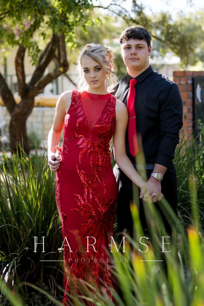 Tineke Janse van Rensburg en CJ Pretorius van Hoërskool Jim Fouche. FOTO: Harmse Photography