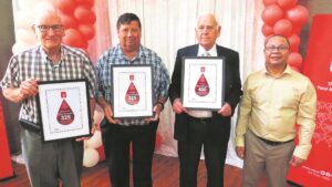 Given due recognition for their efforts in saving lives