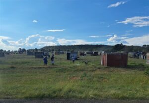 Woede oor grondbesetters by Lourierpark