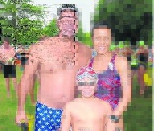 Groentjie swem Midmarmyl