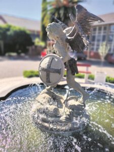 Statue a celebration of  school’s values cast in history