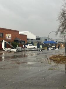 Storm saai verwoesting in dele van Bloemfontein