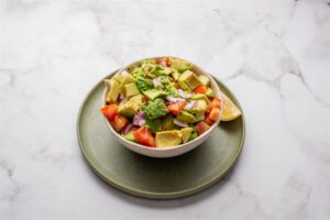 Rugbykoors met rooi en groen slaai