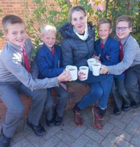 Gr. 1 se oulike mondeling het Instagram-blad aan die gons