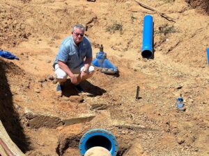 Towers-sentrum in Bfn het weer water ná twee dae