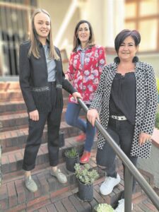 Studente se handewerk wen een, twee, drie