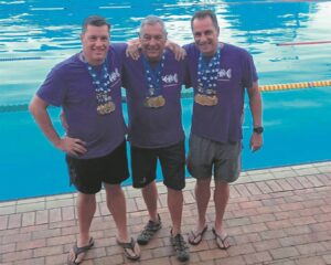 Familie soos visse in die water