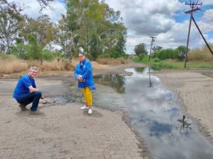 Rioollekplekke in Estoire naby skool is bedreiging vir kinders se gesondheid