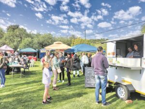 Franse Kersmark lê voor