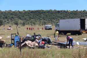 Sigh of relief after Red Ants move in and clear land invaders at Lourierpark in Bloemfontein