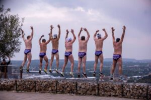 Be a daredevil and make a difference in your purple speedo