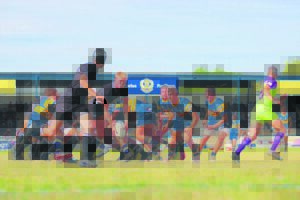 Spanne wys hul slag op veld