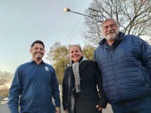 Vreugde oor nuwe straatligte in Jock Meiringstraat