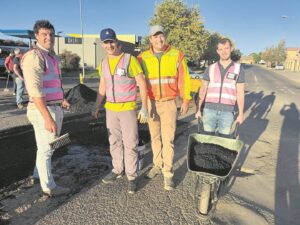 Klub rol sy moue op vir buurt