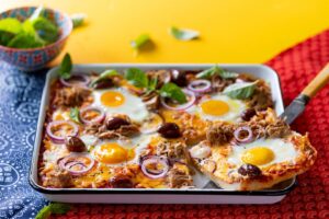 Italiaanse pizza met ’n Suid-Afrikaanse kinkel