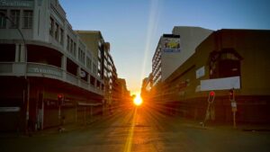 Bloemfontein se Bloemhenge bied perfekte sonsondergangfoto