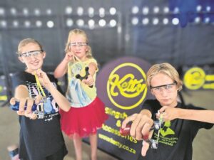 Jongspan laat skiet met dié sport