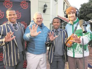 Grey boys go on-air for national show and tell