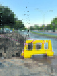 Halwe pypwerk ’n gevaar