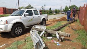 Storms rig groot skade in en om Bloemfontein aan