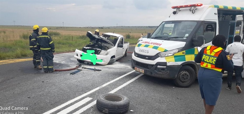 The two people travelling in the bakkie were decla