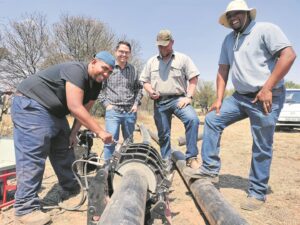 Dele van stad se pype einde ten laaste nuut