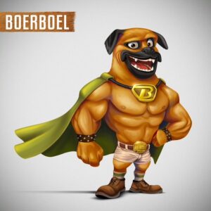 Dit is braaf om te gee, sê Braaf die Boerboel