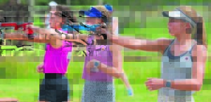 Athletes hit winning targets