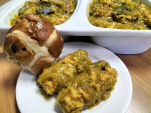 Maklike, vinnige kerrievisresep vir Paasfees