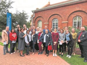 Thanking health workers for dedicated service