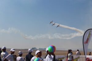 Hundreds of children’s hearts soar thanks to excitement above Bloemfontein