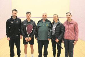 Provincial ambassadors dominate the squash courts