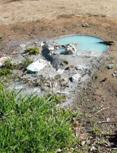 R406 miljoen rand vloei saam met water in Bloem-strate af