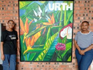 Leerlinge maak van muur by kwekery ’n foto-paradys