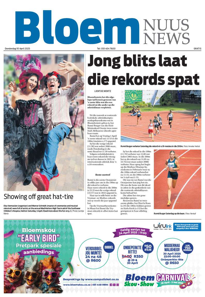 BloemNuus E-edition – 10 April 2025