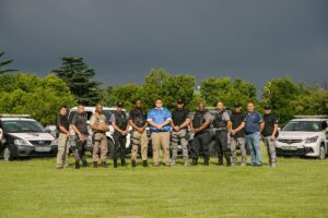 Spanwerk hou buurtveiligheid vlymskerp