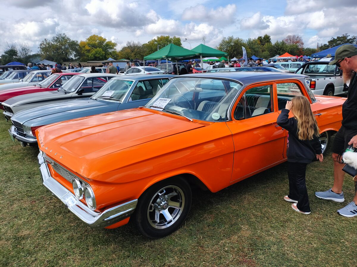 Donations out of Cars in the Park uplift