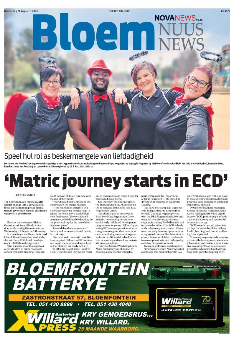 BloemNuus – E-edition – 21 Augustus 2025