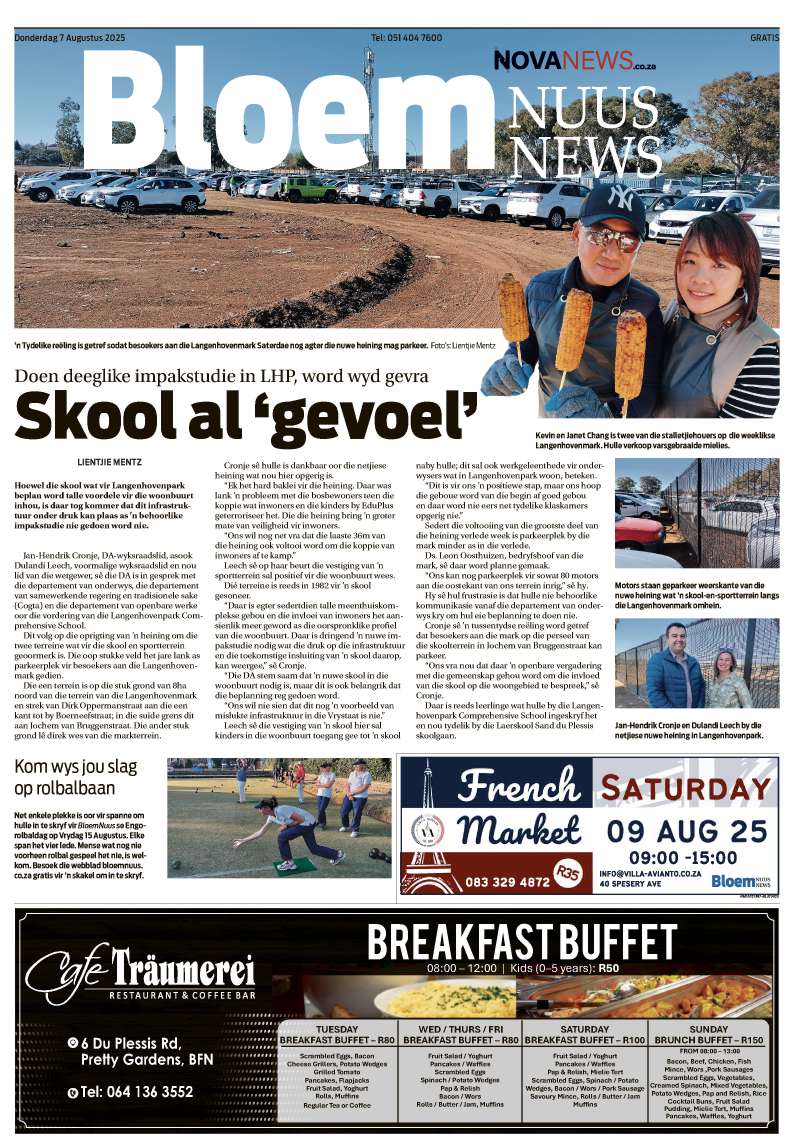 BloemNuus – E-edition – 7 Augustus 2025
