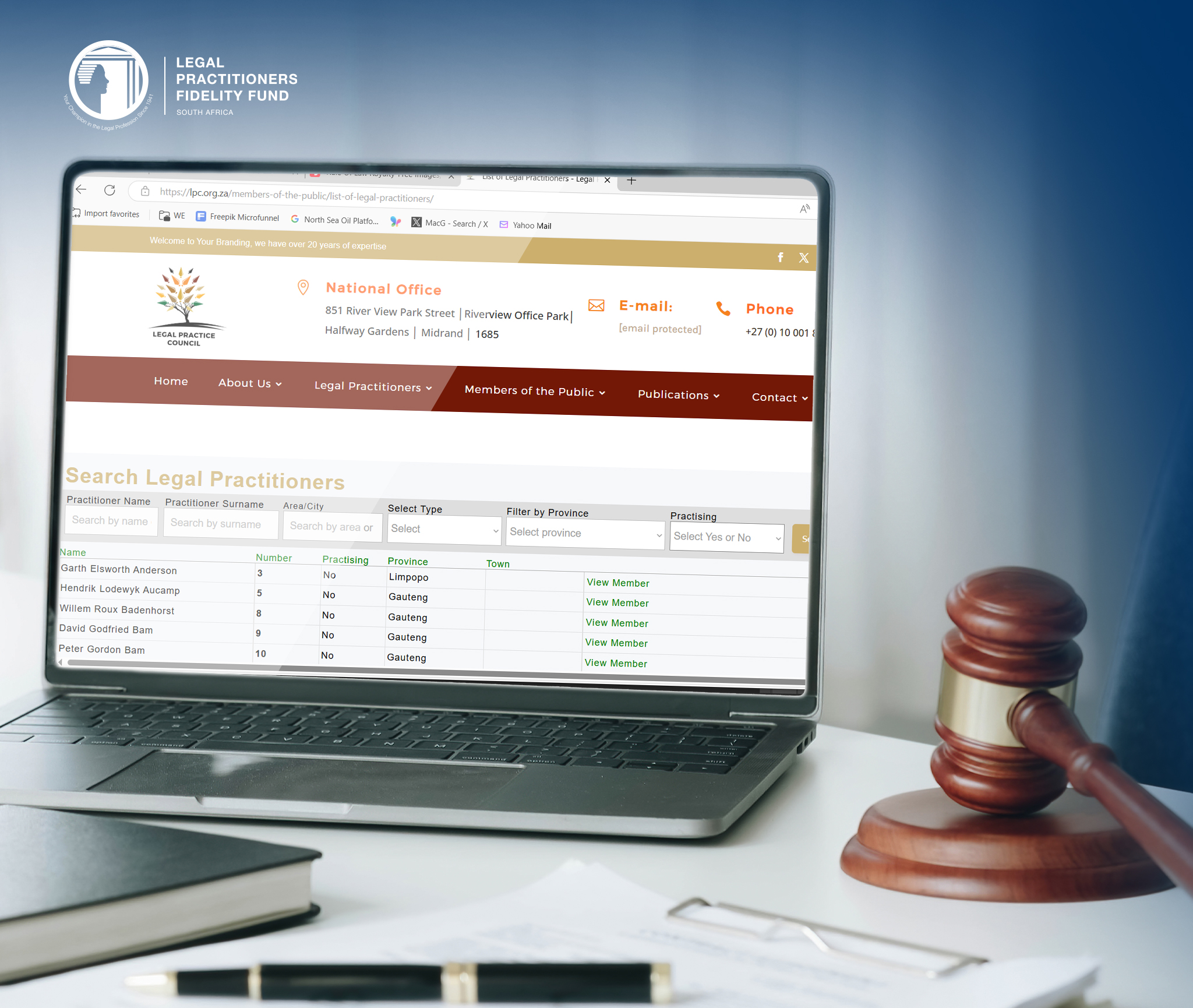 The Legal Practitioners Fidelity Fund launches a community outreach in Welkom to address attorney misconduct and promote legal accountability.